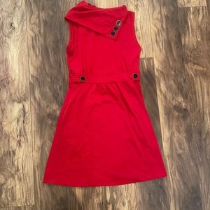 Vintage style red dress